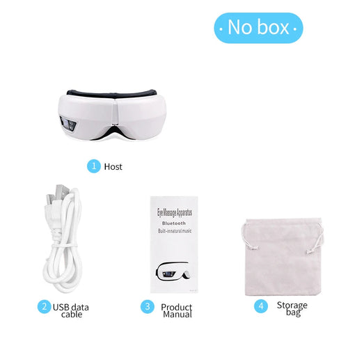 6D Smart Eye Massager Vibration Airbag Compress Eye Care Instrument