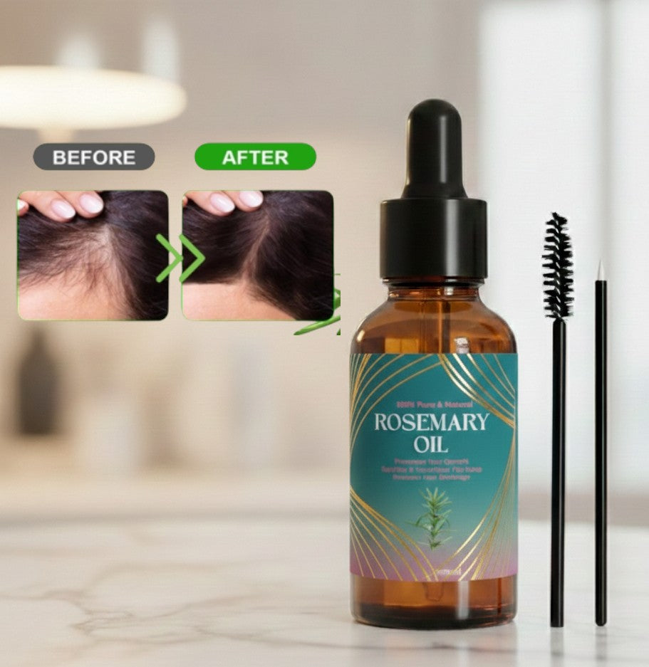 Lovyn Rosemary and Coconut Hair Oil | 100% Pure, Organic and  Deeply Nourishing