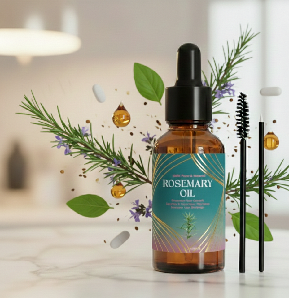 Lovyn Rosemary and Coconut Hair Oil | 100% Pure, Organic and  Deeply Nourishing